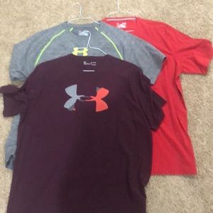 Lot of 3 Under Armour tees